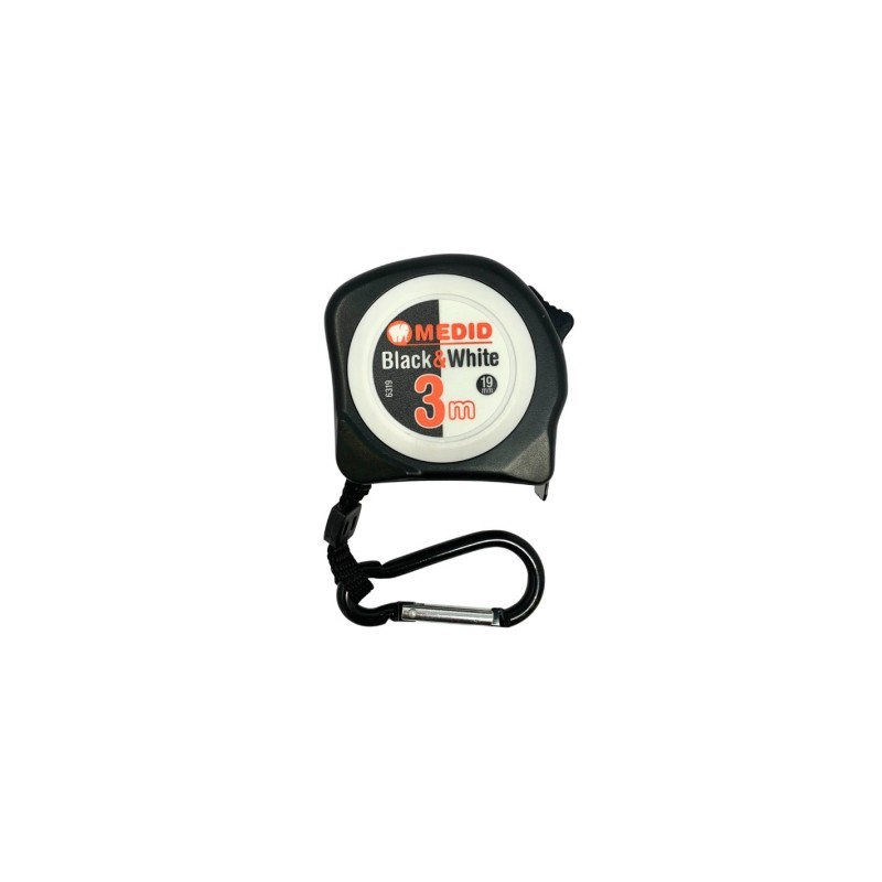 FLEXOMETRO BLACK AND WHITE 3 MTS